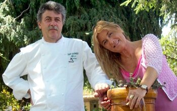 Alfonso e Livia Iaccarino, chef e titolari di Don Alfonso 1890