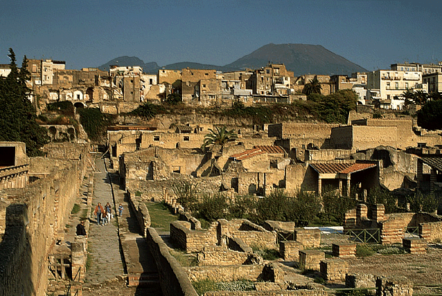 Scavi di Ercolano - vista dall'alto