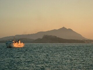 Panorama dalla spiaggia di Miseno