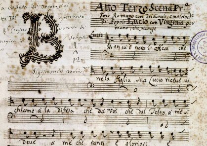 Manoscritto di A. Scarlatti