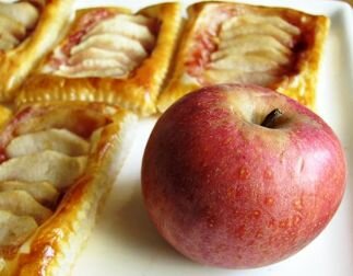 Mela annurca e sfogliatine di mela